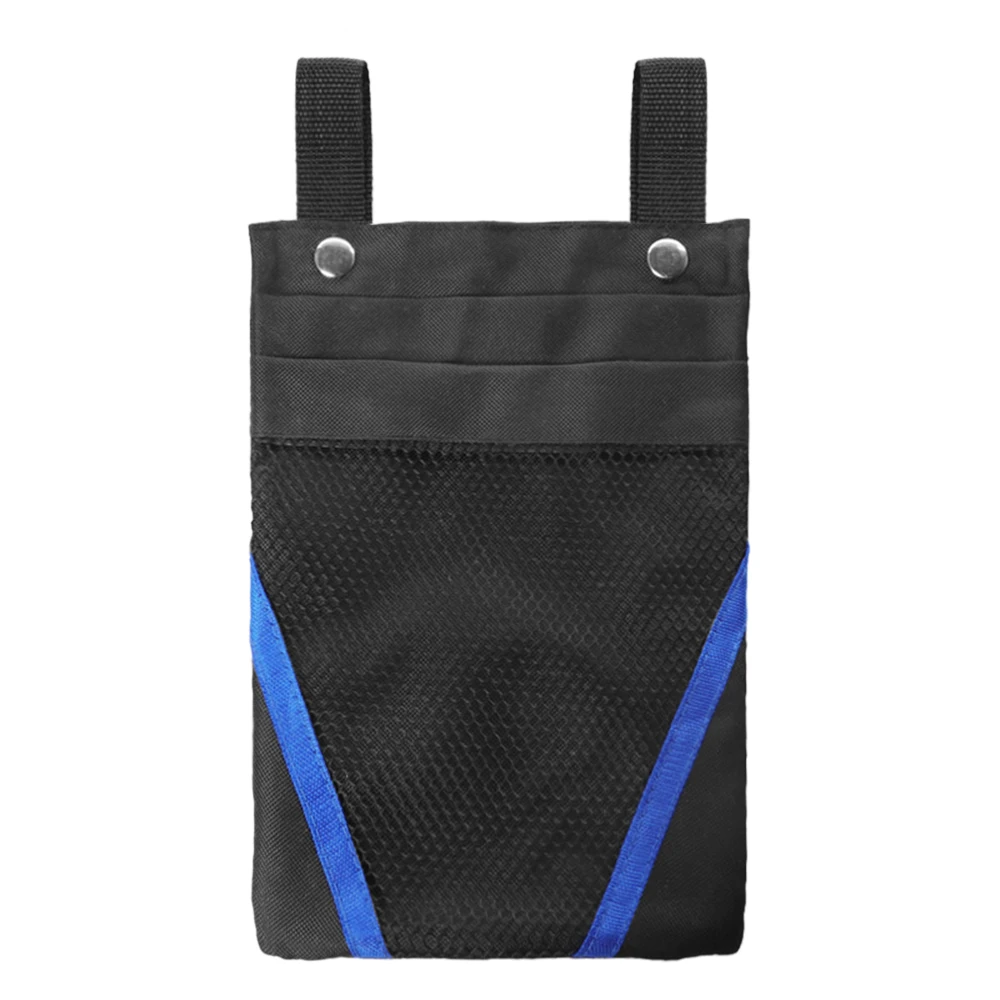 Black with blue Велосипедная ручка, сумка для велосипеда, передняя рамка, чехол для телефона, корзина для хранения велосипеда, передняя сумка для бутылки, передняя сумка для велосипеда - Цвет: Black with blue