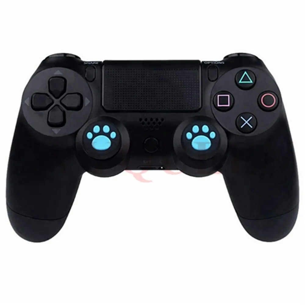 4 шт. силиконовые аналоговые ручки IVYUEEN для Sony PlayStation PS4 Slim Pro колпачки контроллера