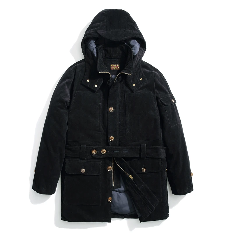 

velvet Jacket SauceZhan Corduroy Parkas Outerwear Coat Men Mens Winter Jackets and Coats