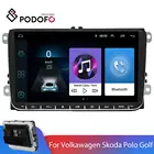 Автомагнитола Podofo, 2DIN, Android 8,1, GPS, FM, SWC, мультимедийный плеер для Volkswagen VW, Skoda Jetta, сиденье для гольфа, Polo, Tiguan