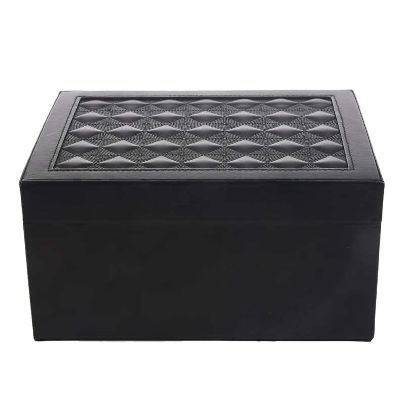 fashion design leather jewelry box jewelry case jewelry package storage large space jewelry ring necklace bracelet hot selling free global shipping