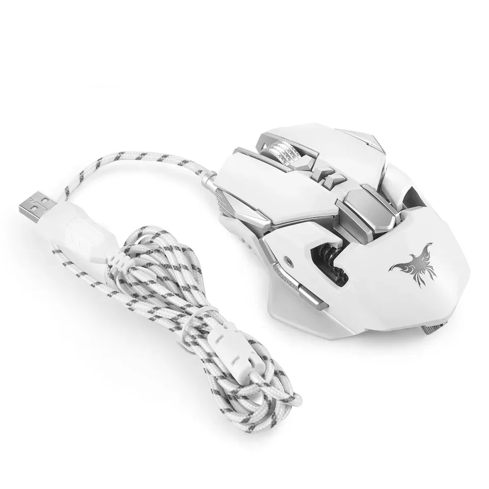 Механическая компьютерная игровая мышь для офиса и дома 7 клавишная линия