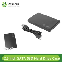 pzzpss 2 5 inch hdd ssd case usb3 0 to sata hard disk box 5gbps sd disk case hdd external hard drive enclosure for notebook pc