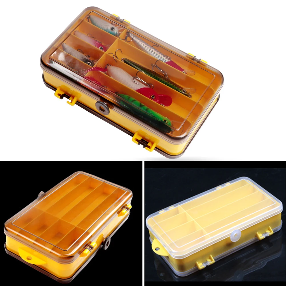 

Portable Outdoor Fishing Gear Double-sided Fishing Accessories Storage Lua Bait Box Fishhook Box