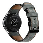Ремешок для samsung Galaxy watch 3 4546 мм, кожаный браслет для Amazfit GTR 47 ммGear S3 frontier Huawei watch gt 22e, 22 мм