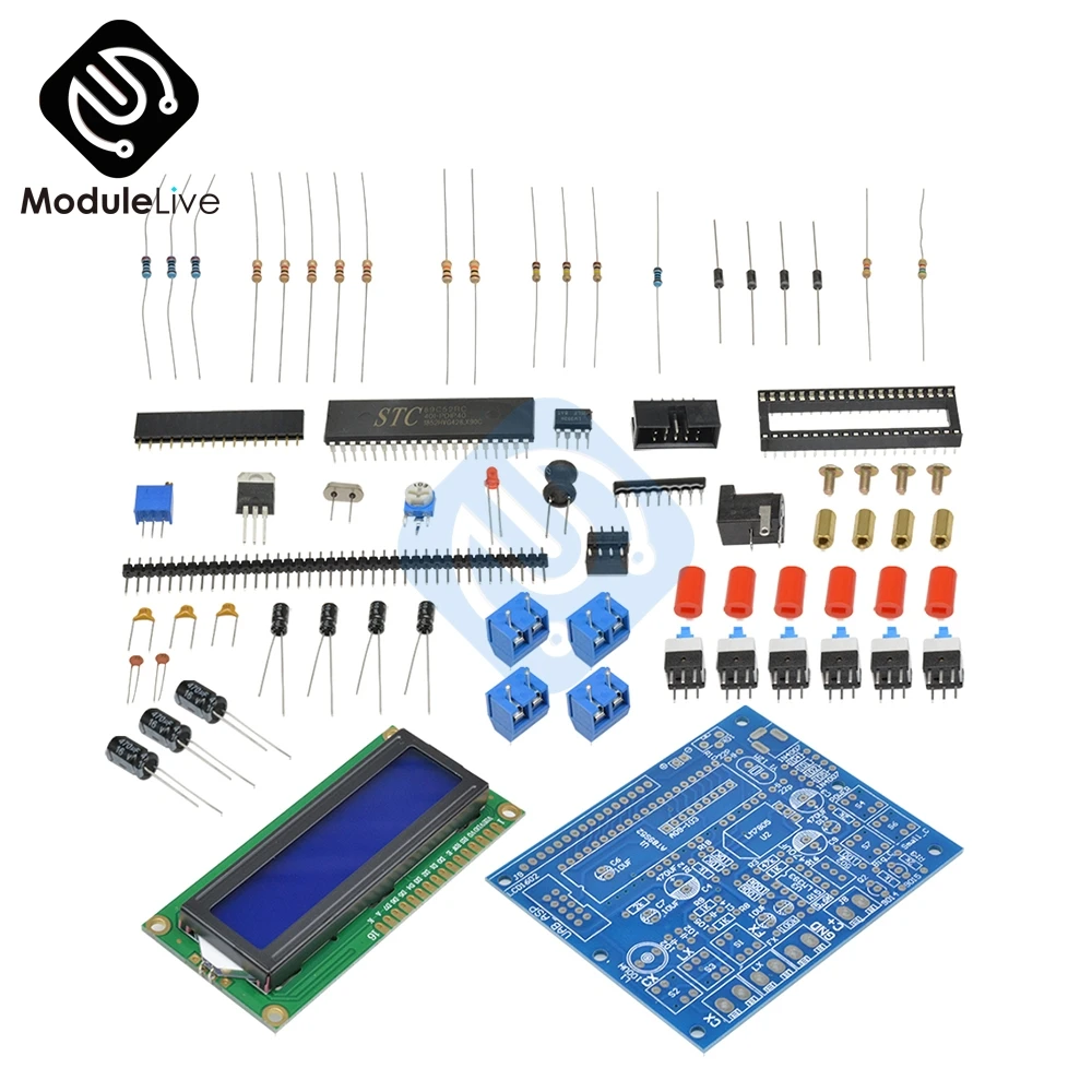 Цифровой secommmeter емкость индуктивности метр частотомер DIY Kit CF