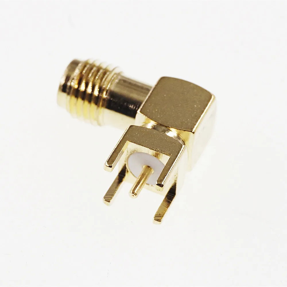 1000pcs SMA Jack Female Socket 50 Ohm Through Hole Right Angle Solder PCB Mount Coaxial Connector RF Receptacle | Обустройство дома