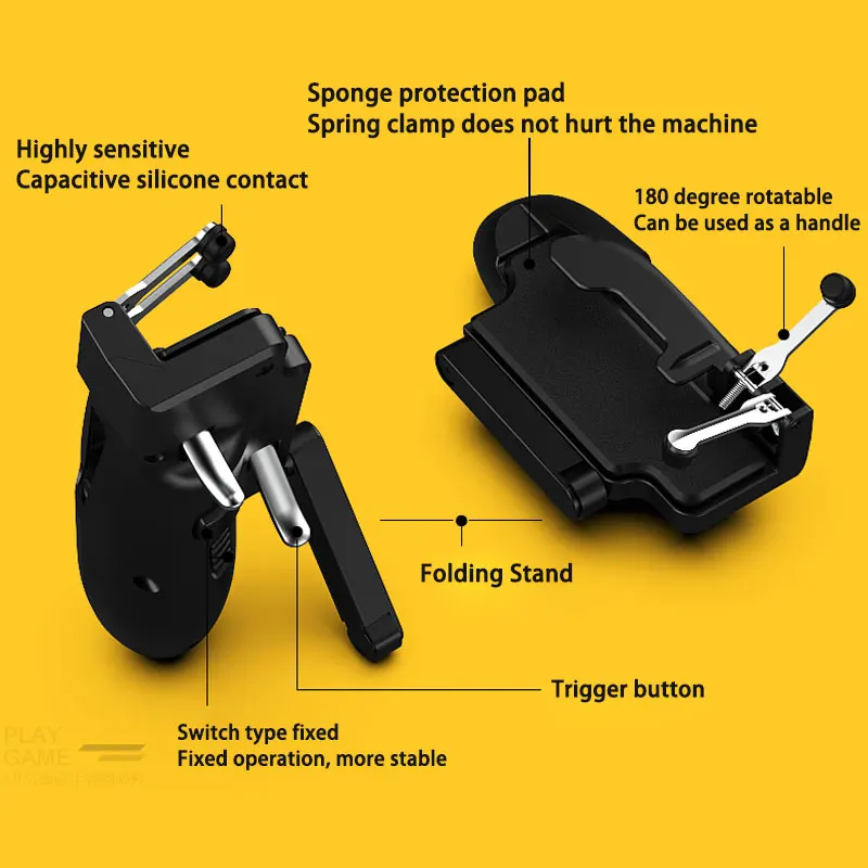 Новый H11 PUBG Геймпад контроллер шесть пальцев игровой джойстик рукоятка для Ipad