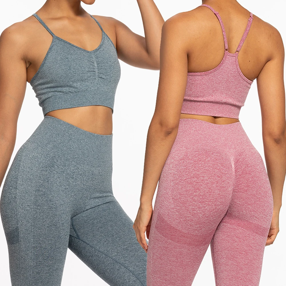 

Yoga Clothing Set Sports Suit Women Sportswear Sports Outfit Fitness Set Athletic Wear Gym Seamless Workout Clothes For Women
