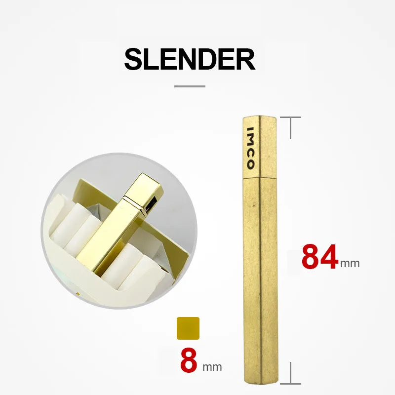 Австрия Ретро латунная Зажигалка IMCO ветронепроницаемый керосиновый медный