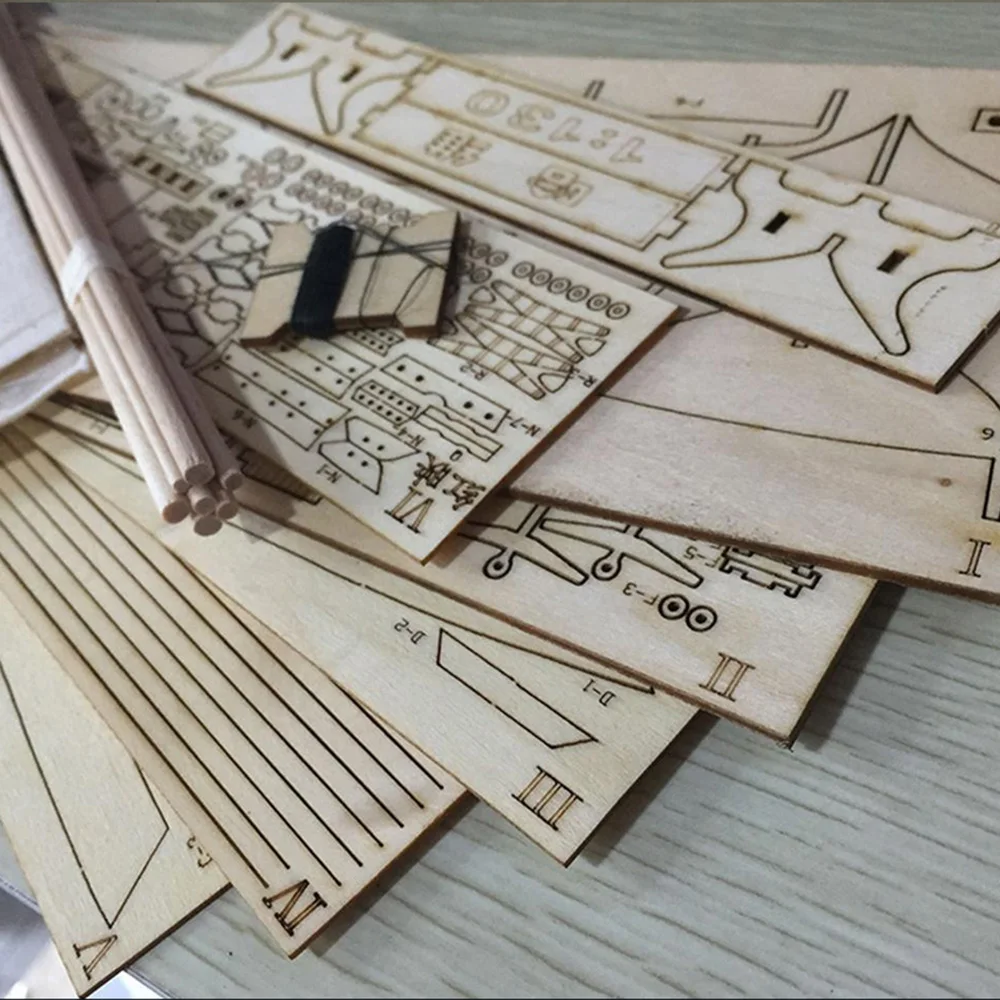 Сборные строительные комплекты Модель корабля деревянная парусная лодка