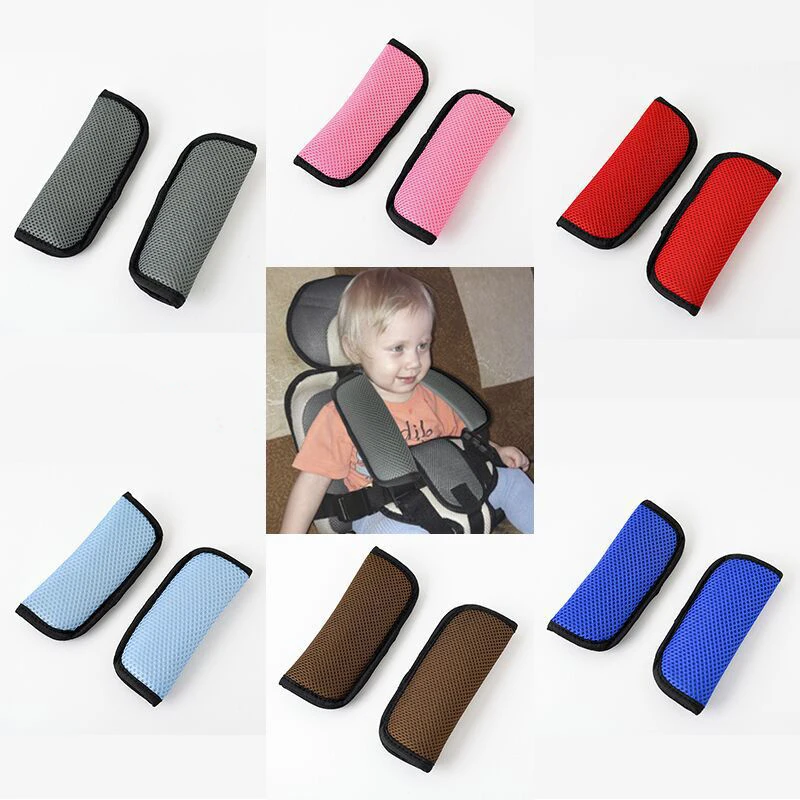 

For Baby Stroller Protection Strap Cover Car Accessories Interior 2PCS Car Baby Child Safety Seat Belt Shoulder Cover Protector