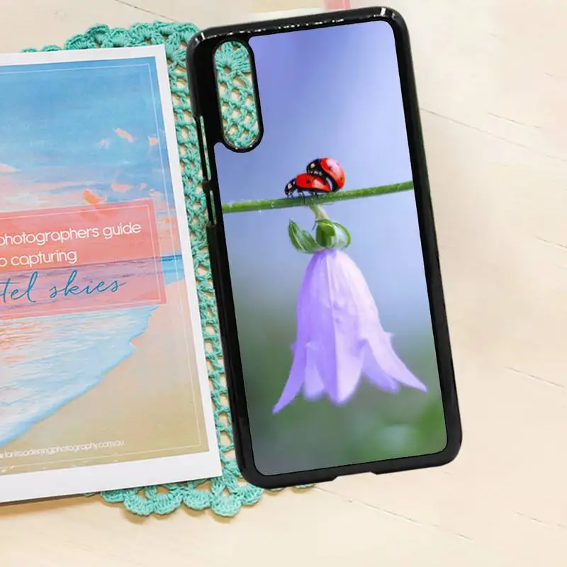 

four leaf ladybug daisy fundas Phone Case PC for iPhone 11 12 pro XS MAX 8 7 6 6S Plus X 5S SE 2020 XR