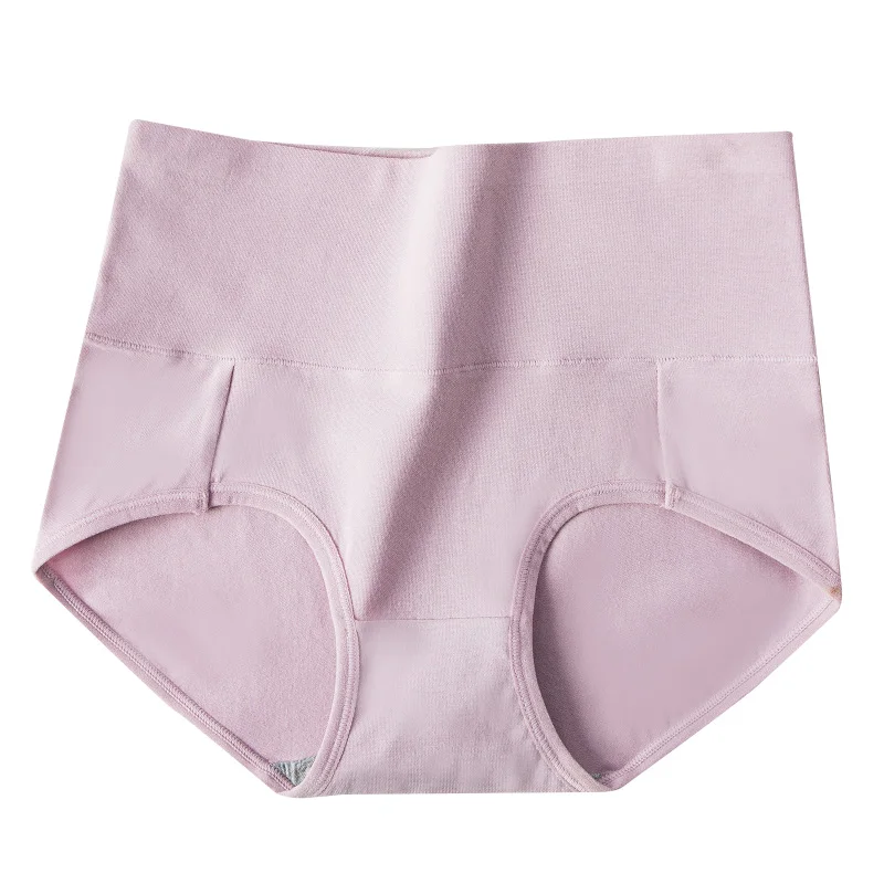 ZJX 4 шт./лот Трусики с высокой талией женское Мягкое хлопковое нижнее белье для