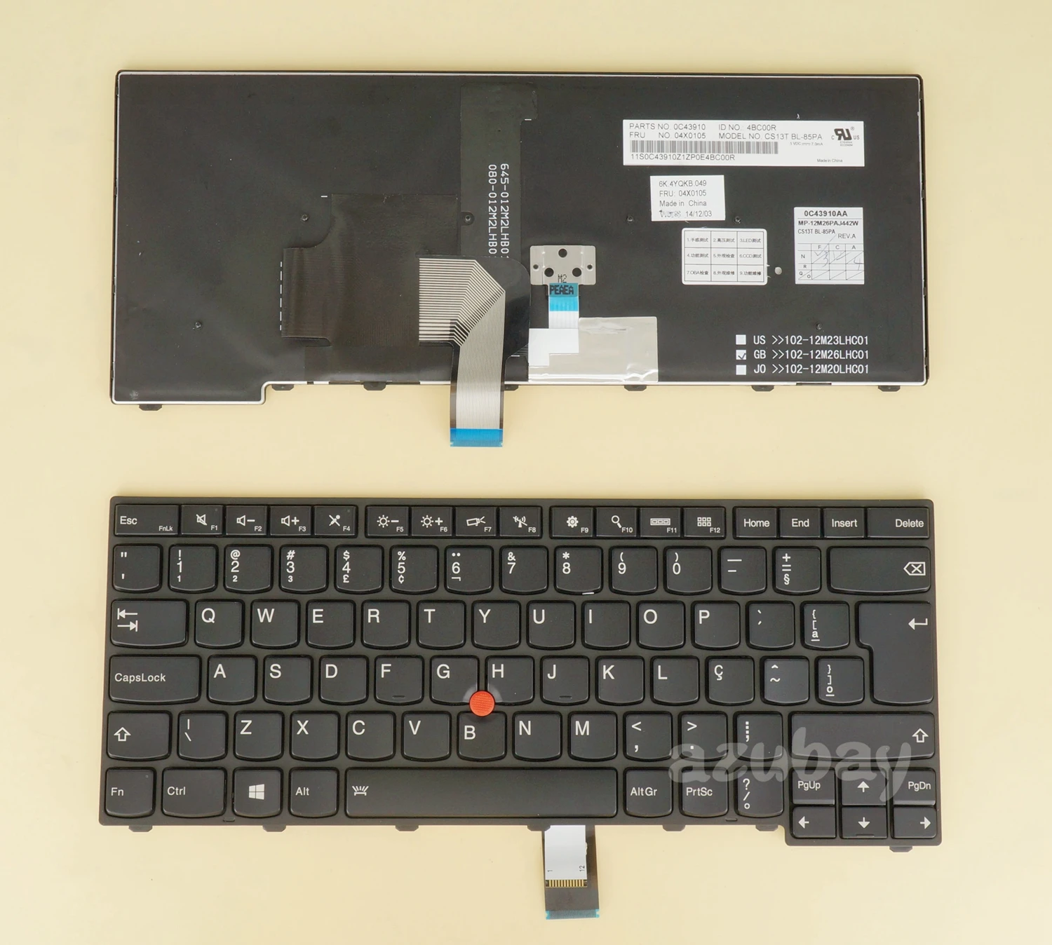 

Бразильская португальская клавиатура для Lenovo Thinkpad T440 T440P T440S T431S T450 T450S T460 04X0105 01AX314 00HW841 04X0143 с подсветкой