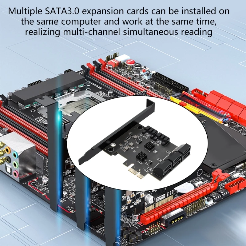 

PCI Express 1X SATA 3,0 8 SATA 3,0 PCIe