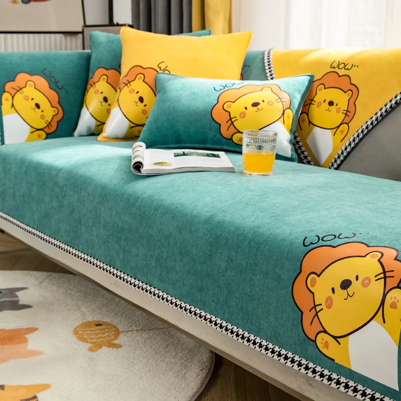Мягкий плюшевый чехол для дивана из синели чехлы диванов эластичные гостиной
