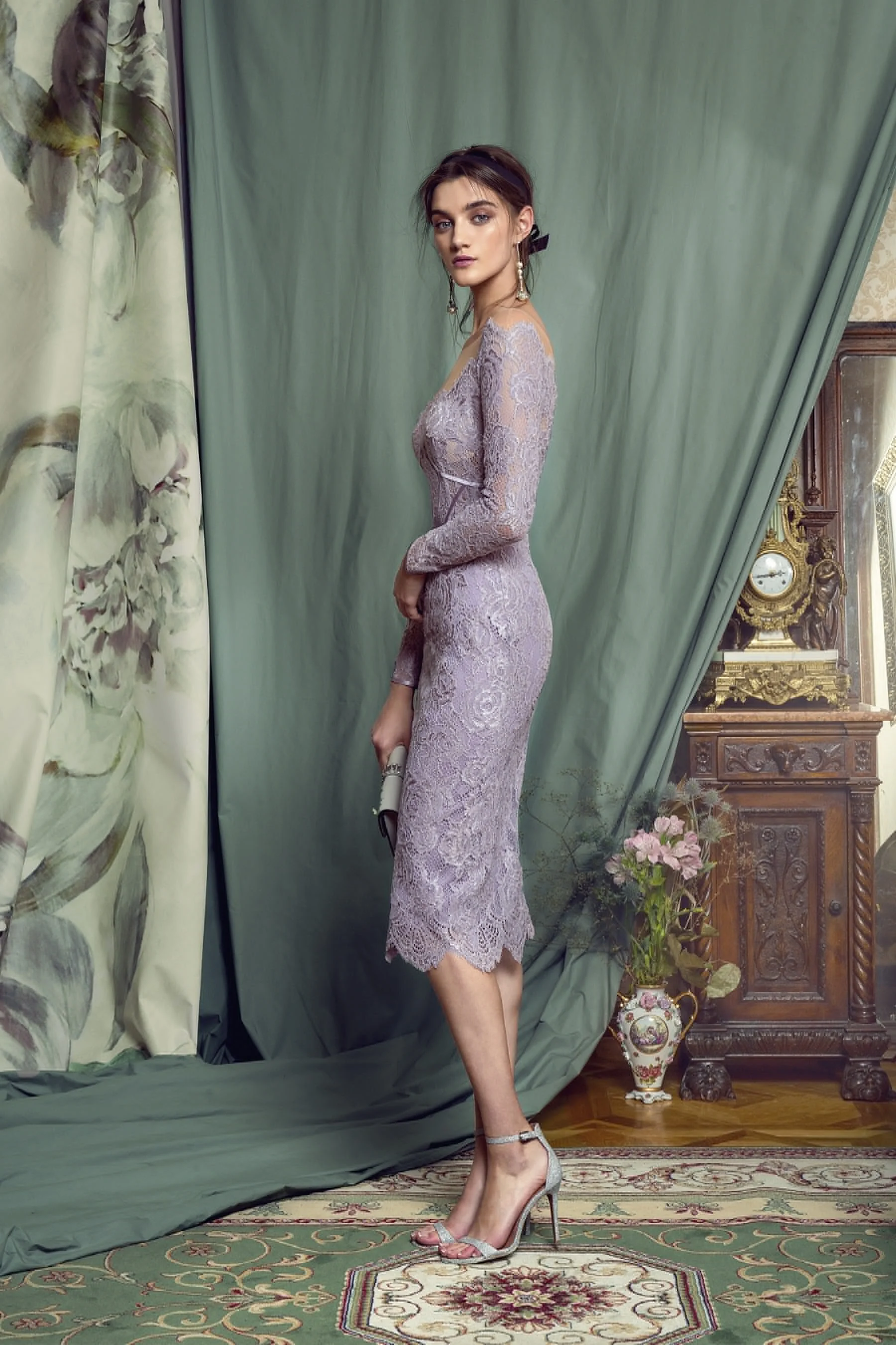 2020 платья для матери невесты украшенные камнями длинные рукава полная вечерние