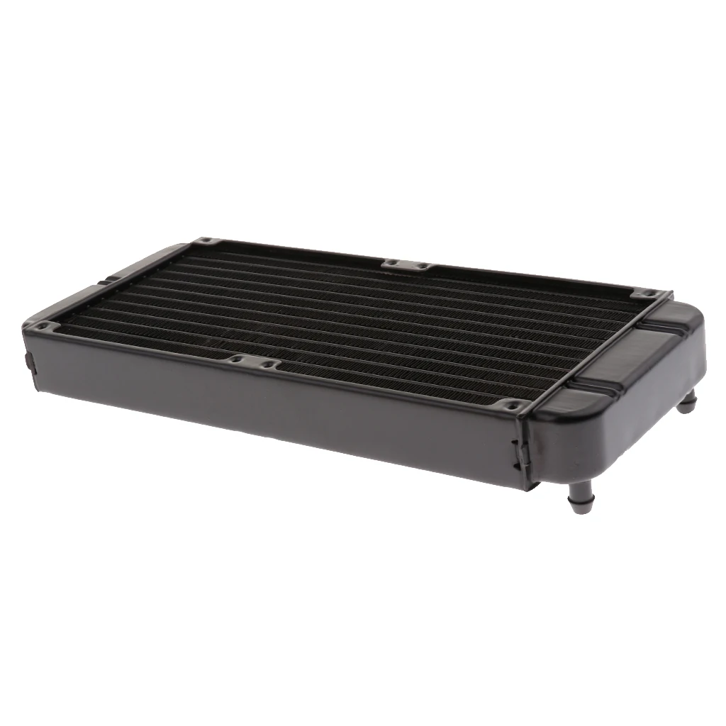 Алюминиевый радиатор 12 трубный охлаждающий набор компьютерная вода жидкостный