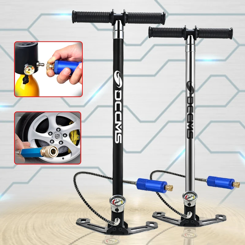 DCCMS 4 ступенчатый насос высокого давления PCP ручной воздушный 30mpa 4500psi HPA для охоты