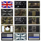 Мультикам Флаг патч Франция Испания США Канада Израиль AU NL Италия Германия Великобритания ик инфракрасные военные Светоотражающие нашивки значки