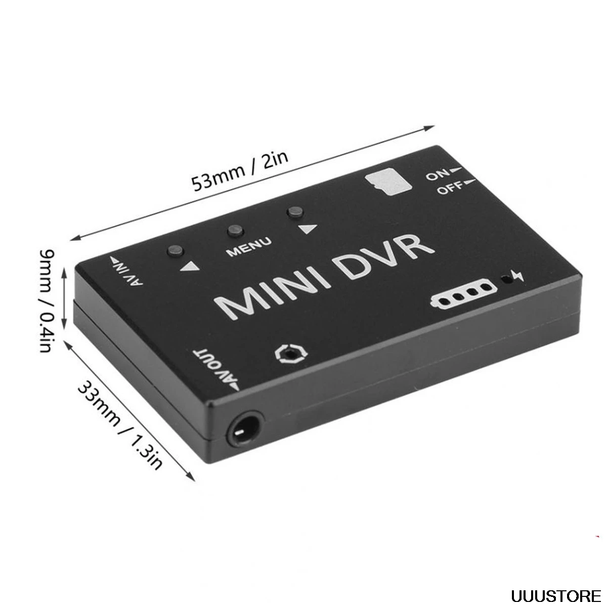 Мини FPV DVR Модуль NTSC/PAL переключаемый встроенный аккумулятор Видео Аудио
