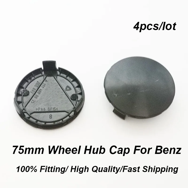

4pcs 75MM 7.5CM Wheel Rim Center Cap ABS 3 pins Black Base Auto Wheel Hub Cap Badge Covers Emblem Logo