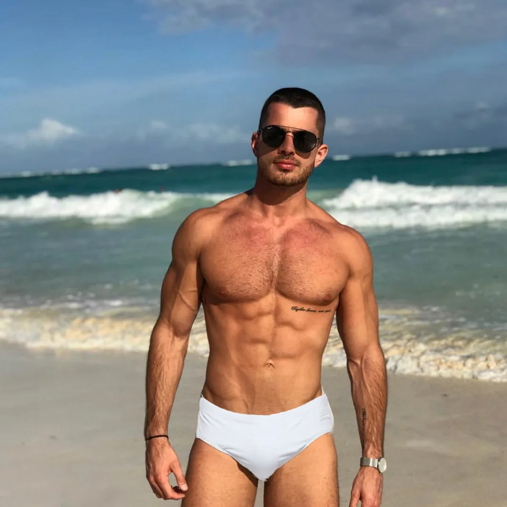 Модные мужские шорты одежда для купания Повседневная пляжная плавки с принтом