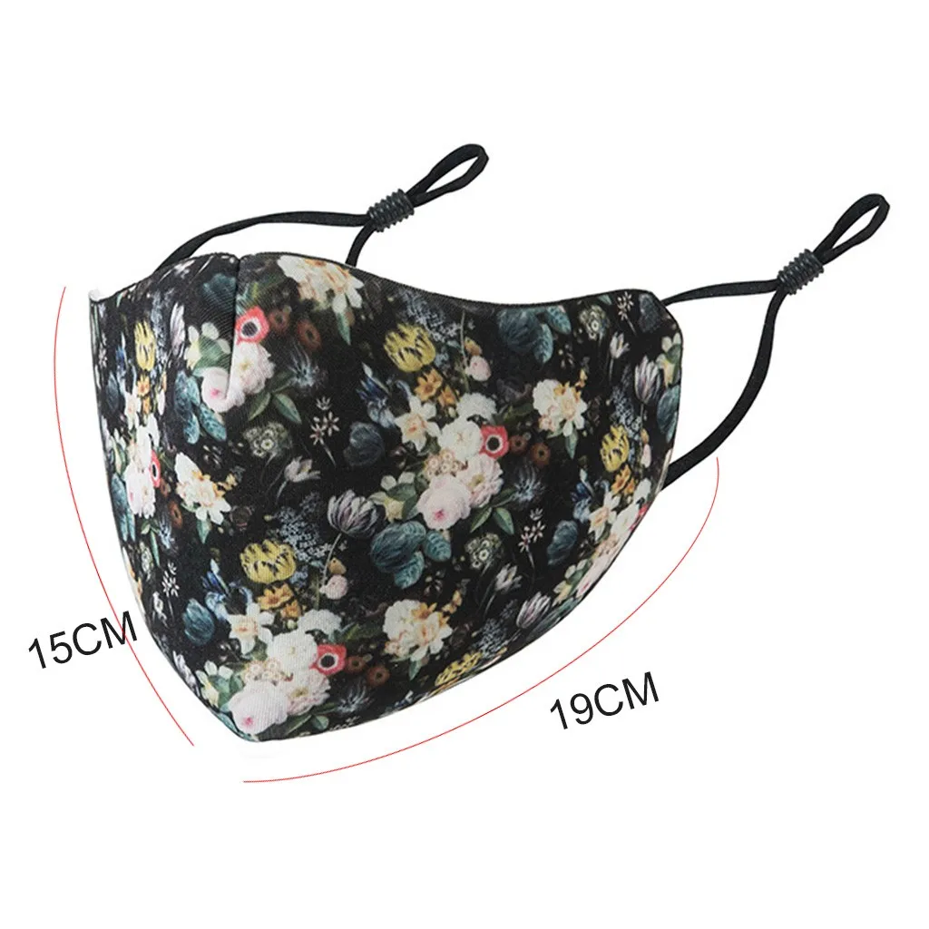 

Washable Cotton Face Mask Unisex Cute Printing Pm2.5 Outdoor Mouth Mask Washable Reuse Face Mask Washable Reusable Mascarilla