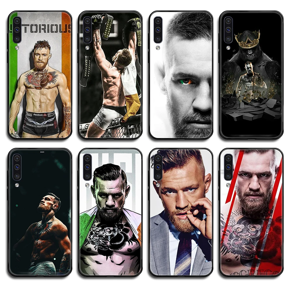 Conor King Mcgregor Boxer funda черный чехол для телефона Корпус Samsung Galaxy A C Note 3 4 5 6 7 8 10 20 40 50 70 E S
