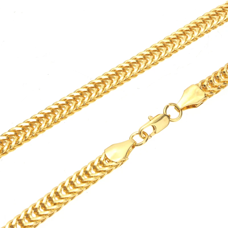 Мужское колье в стиле хип хоп бриллиантовое ожерелье 6 мм 50 см кубинская цепочка