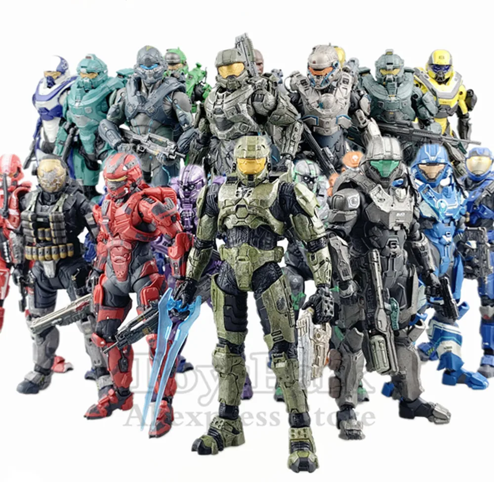 Оригинальная экшн фигурка игрушки Mcfarlane Halo Series 5 &quot Спартанский солдат Локке Фред