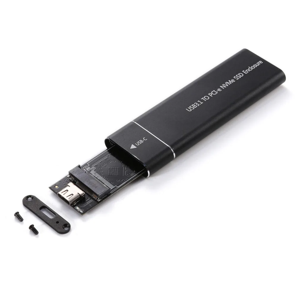 Алюминиевый корпус NVME M.2 для жесткого диска SSD мобильного телефона коробка Type-c к