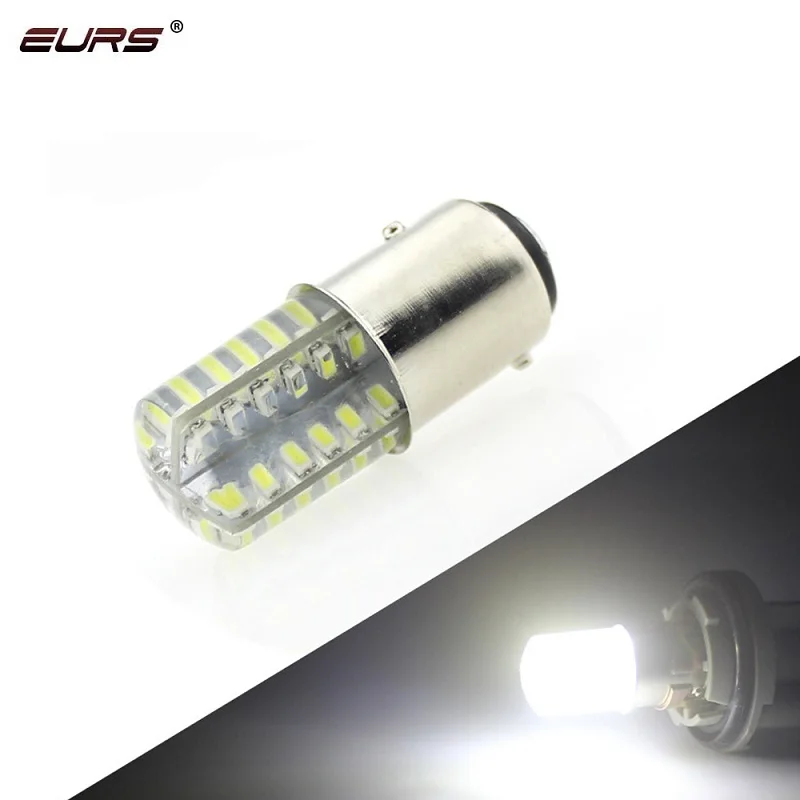 Светодиодные Автомобильные сигнальные лампы EURS led 1156 p21w ba15s 1157 с силикагелем 48 smd