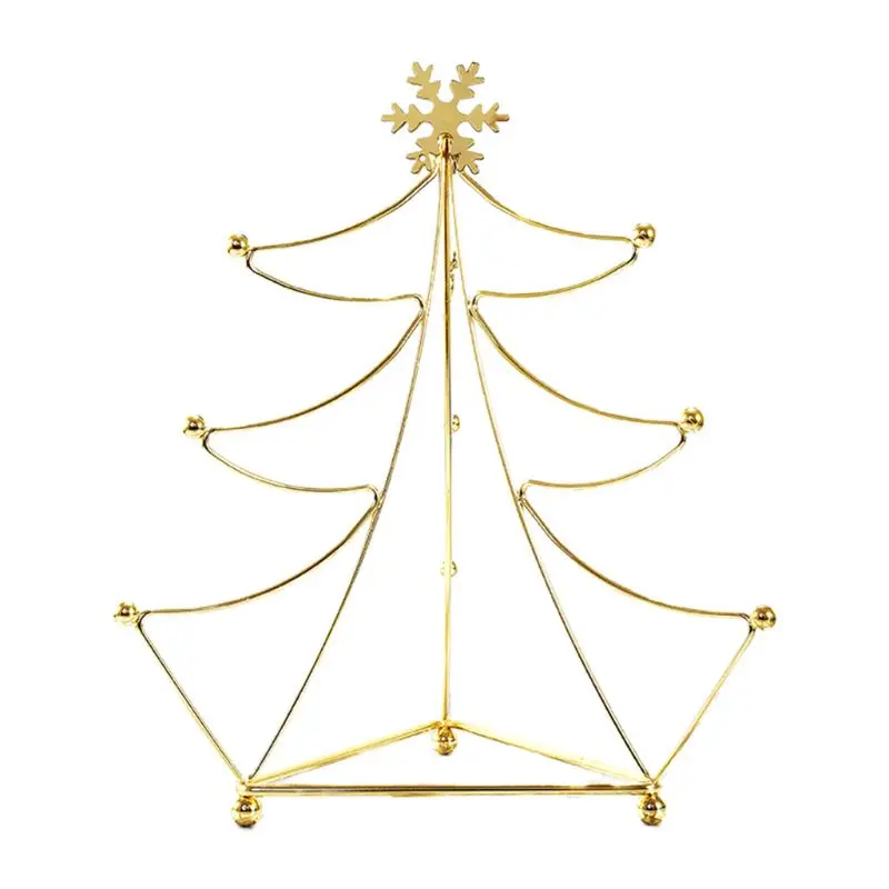 

Goldden Mental 6-Mug Holder, Christmas Tree Kitchen Tabletop Mug Tree,Coffee Mug & Teacup Storage Rack for Coffee Bar