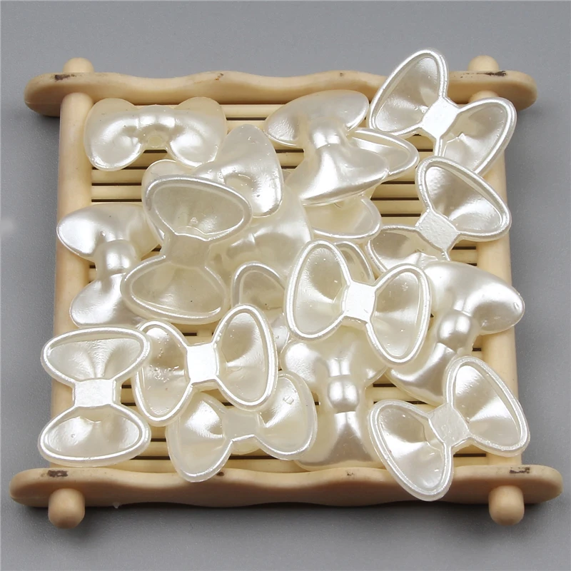 

20x15mm Butterfly Knot Shape Acrylic Imitation Pearl Loose Beads For Jewelry Making DIY Necklaces Bracelets Handmade Accessories