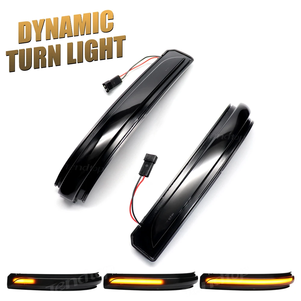 

For Mercedes Benz A B Class W169 A160 2008-2012 W245 Facelift LED Dynamic Turn Signal Light Flashing Water Side Mirror Indicator