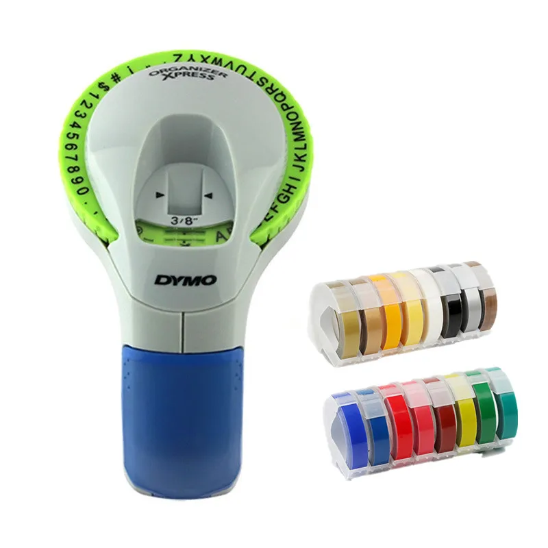 Dymo 3D тиснение ручные стерео этикетки принтеры dymo 12965 пластиковый принтер для