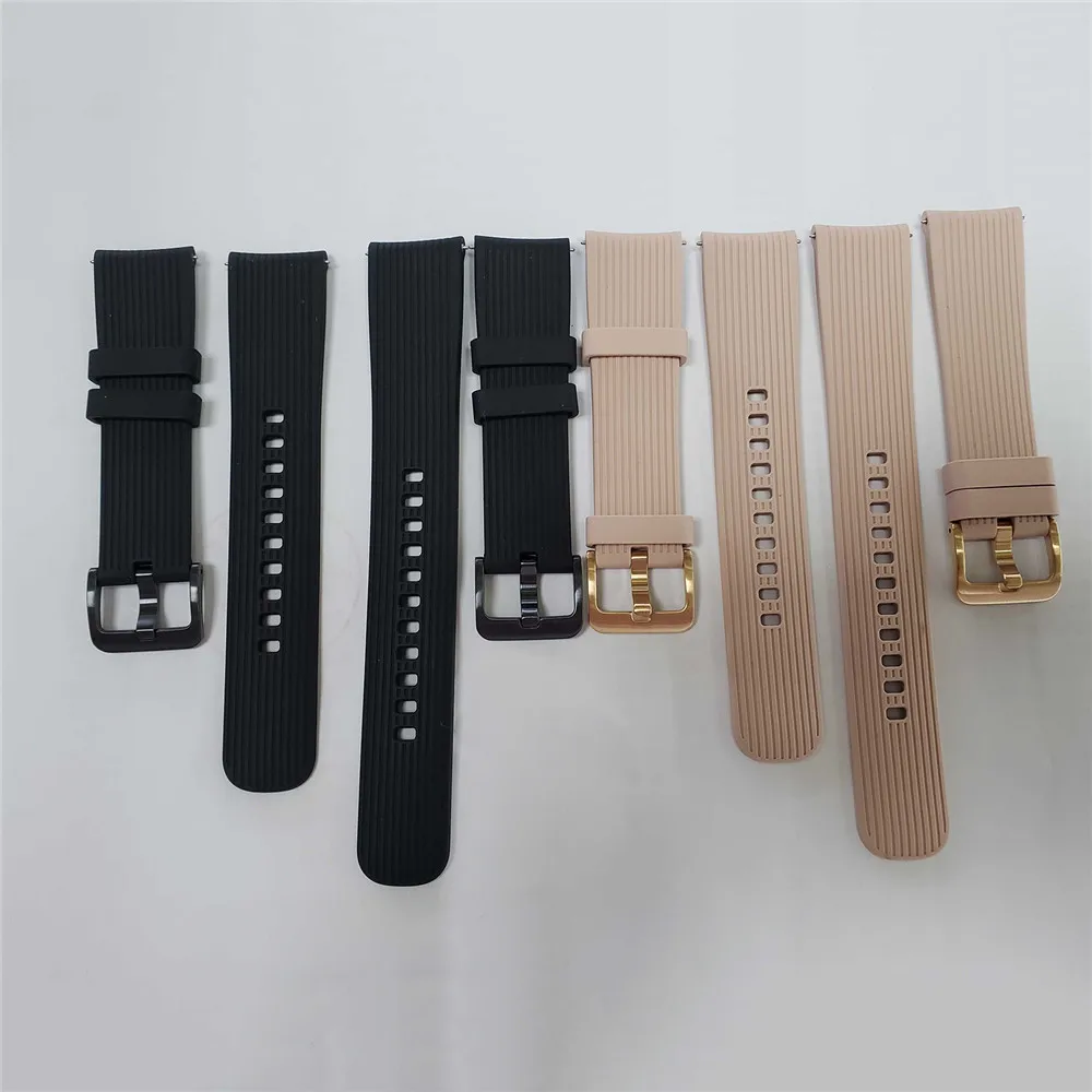 

Soft Bracelet Replacement Wristband Band Watch Strap for Samsung S4 Galaxy Watch 46mm R800 42mm R810 Watchband Strap