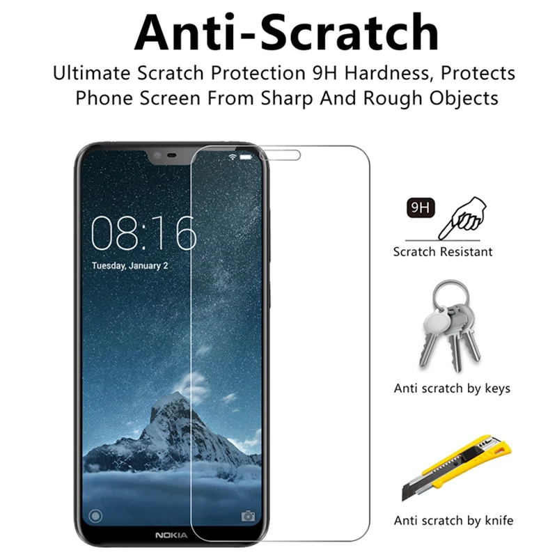 tempered glass for nokia 3 1a 3 1c 3 2 3 1 plus tough screen protector film for nokia 4 2 4 3 2 1 plus 2 1 protective glass free global shipping