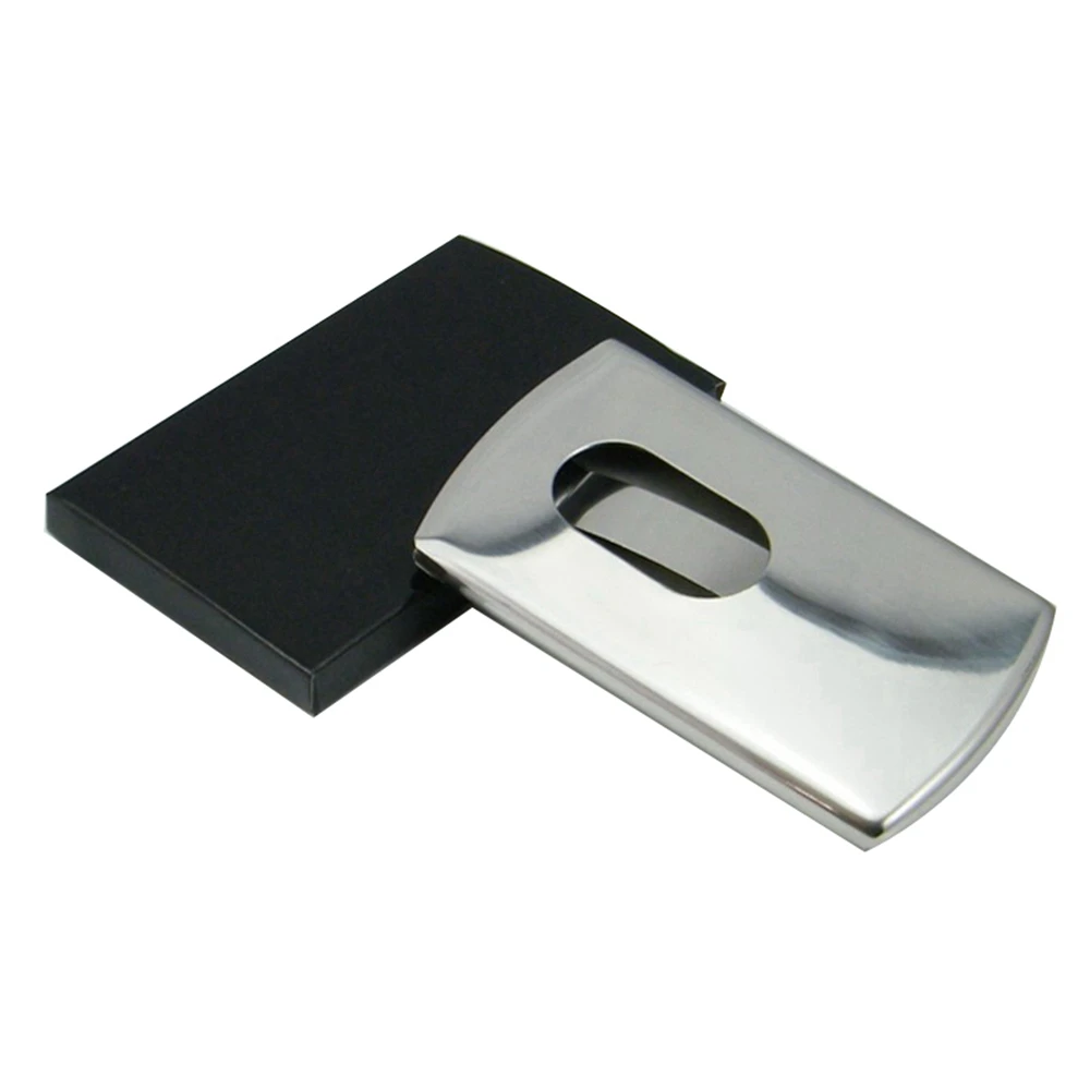 1 шт. новый бизнес-держатель для карт твердый металлический чехол-кошелек высокое