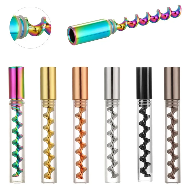 

Glass Tobacco Pipe Smoking for Weed Spiral Orbit Tube Twisty Smoke Tip Nozzle Cigarette Holder Device Tobacco Accessories