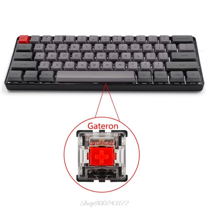 Проводная Механическая клавиатура со светодиодной подсветкой RGB портативная