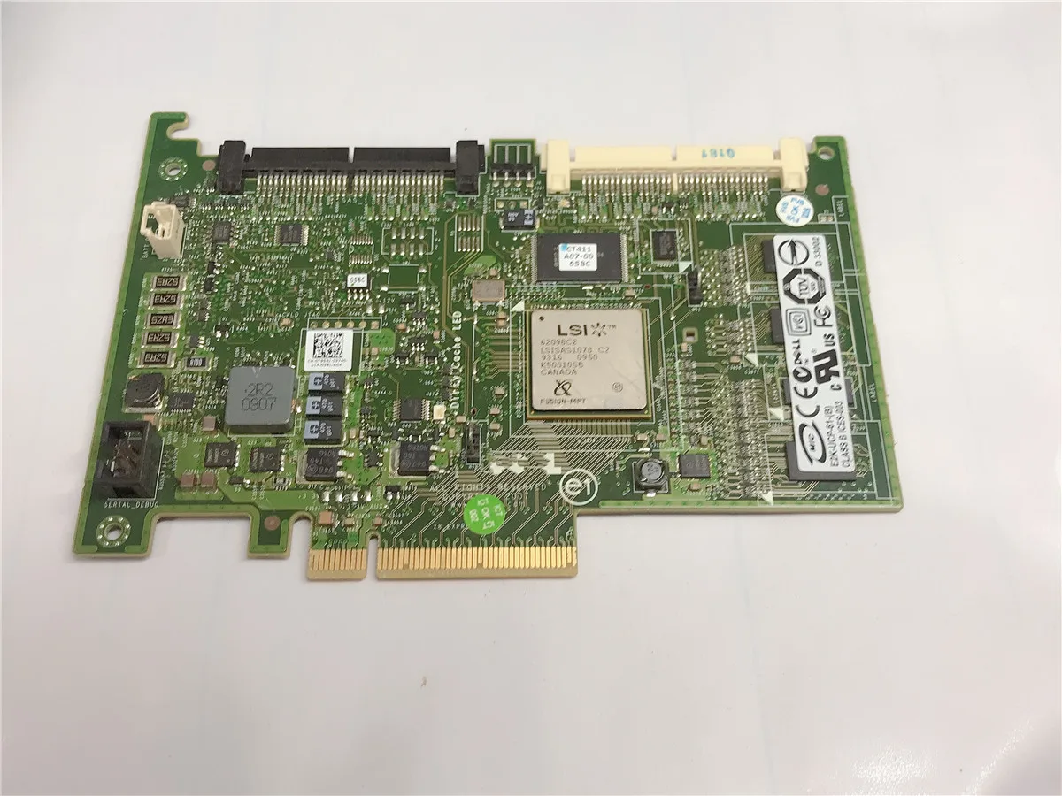 

FOR Dell PERC 6i dual-channel RAID controller 0T954J T954J