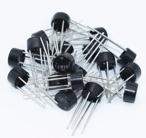 10 шт./лот Новый выпрямитель диодного моста 2W10 2A 1000 В замена 2W06 2W08 | Электронные