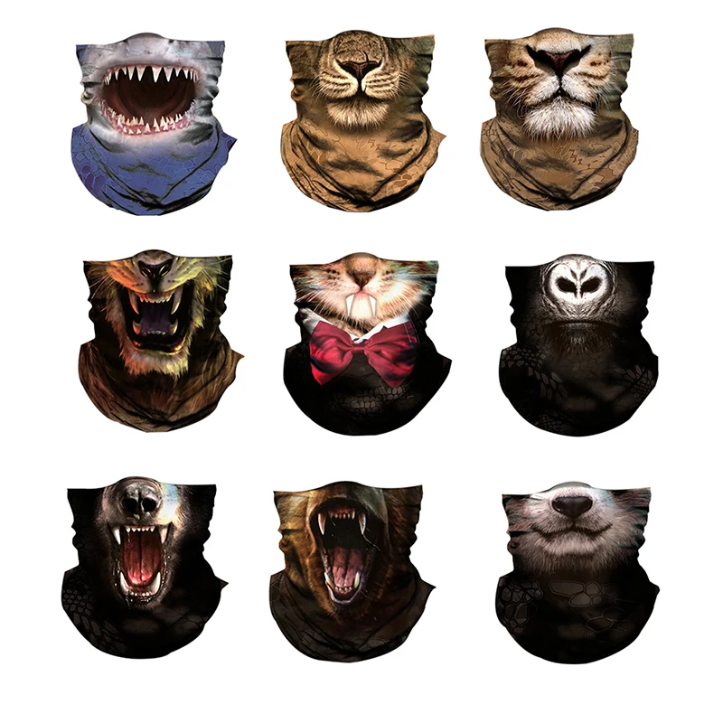 Мужская и Женская 3D бандана многофункциональная уличная для катания на лыжах