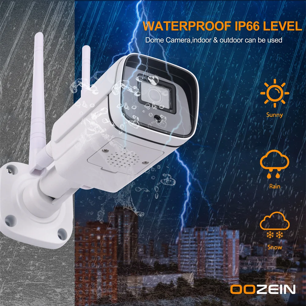 

Цилиндрическая камера видеонаблюдения с Wi-Fi, 4G, 1080P, 5 Мп, 8 МП