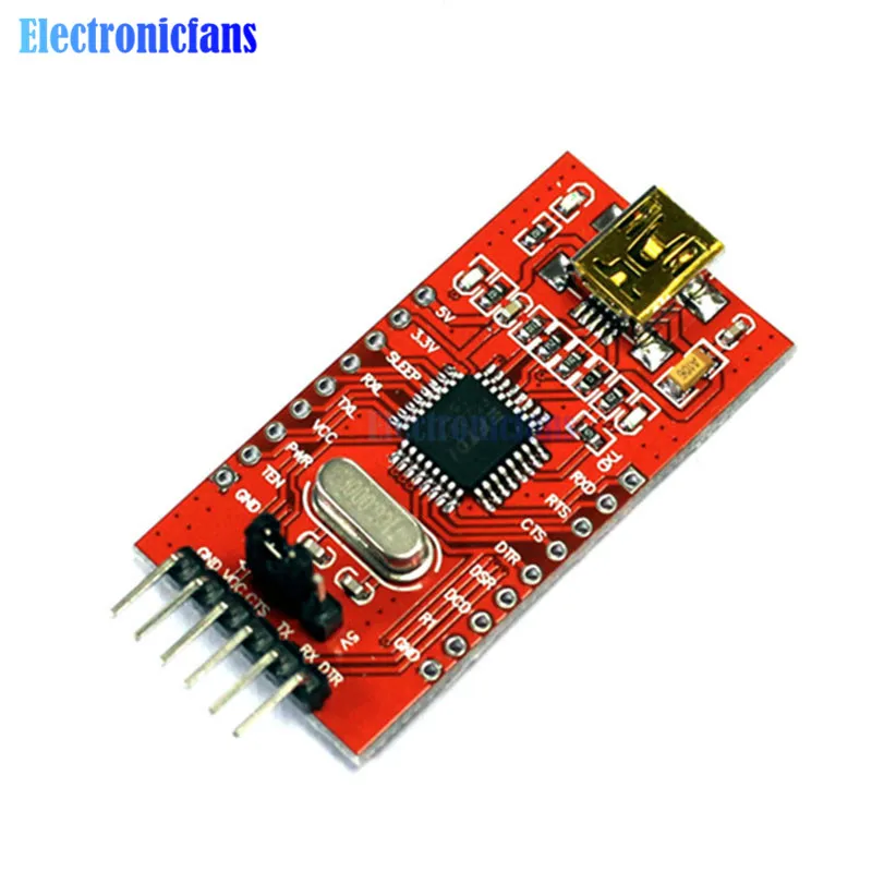 Diymore FT232RL FT232 FTDI USB 3,3 V 5,5 V to ttl модуль последовательного адаптера Mini USB порт для arduino pro mini USB TO 232 USB to ttl