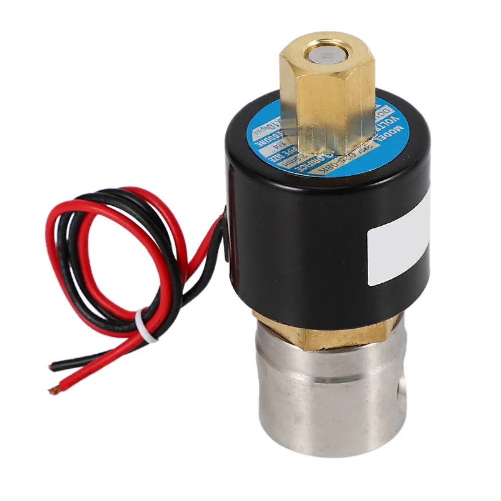 1 шт. 1/4 &quotDN08 BSP AC220V DC12V DC24V нержавеющая сталь 304 нормально открытый Электрический