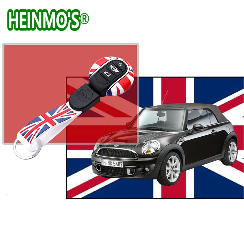 Для MINI Cooper JCW F54 F55 F56 F57 F60 земляк Автомобильный ключ крышка чехол защитный держатель Юнион Джек флаг аксессуары для укладки